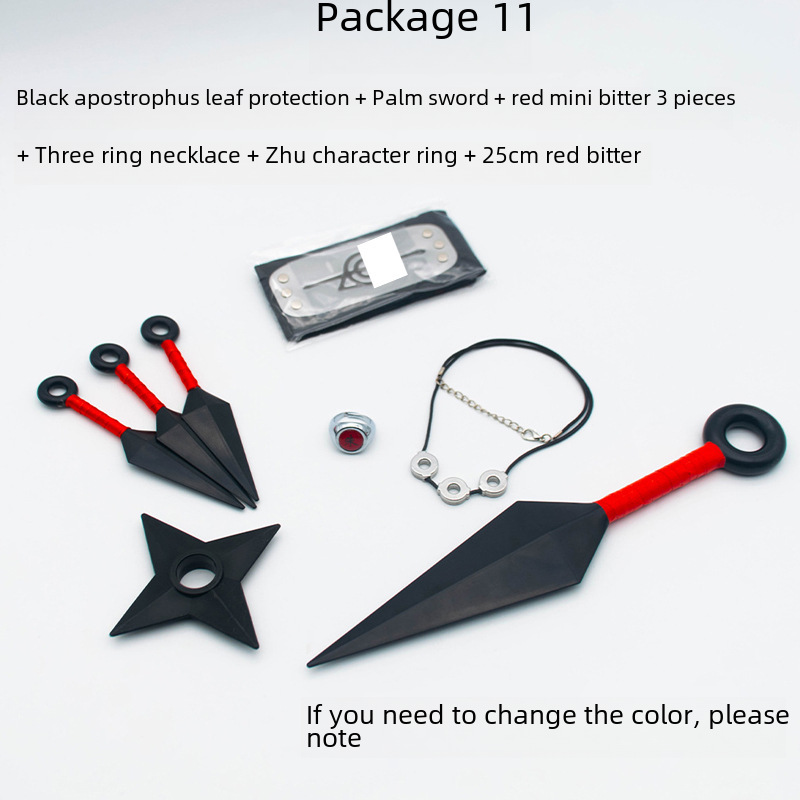 Bitter Slow Weapon Model Peripheral Ninja Cos Collection Darts Fourth Generation Plastic Abs Frog Wallet