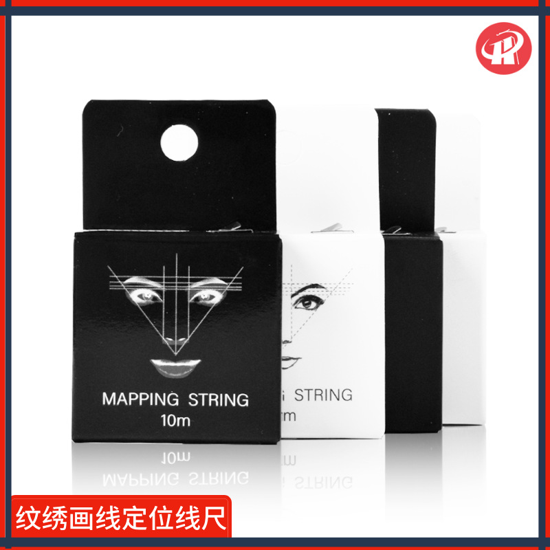 MappingString с чернилами, вышивка, линейка для позиционирования, чернильная линия, коробка для позиционирования, линия для картирования, коробка, линейка