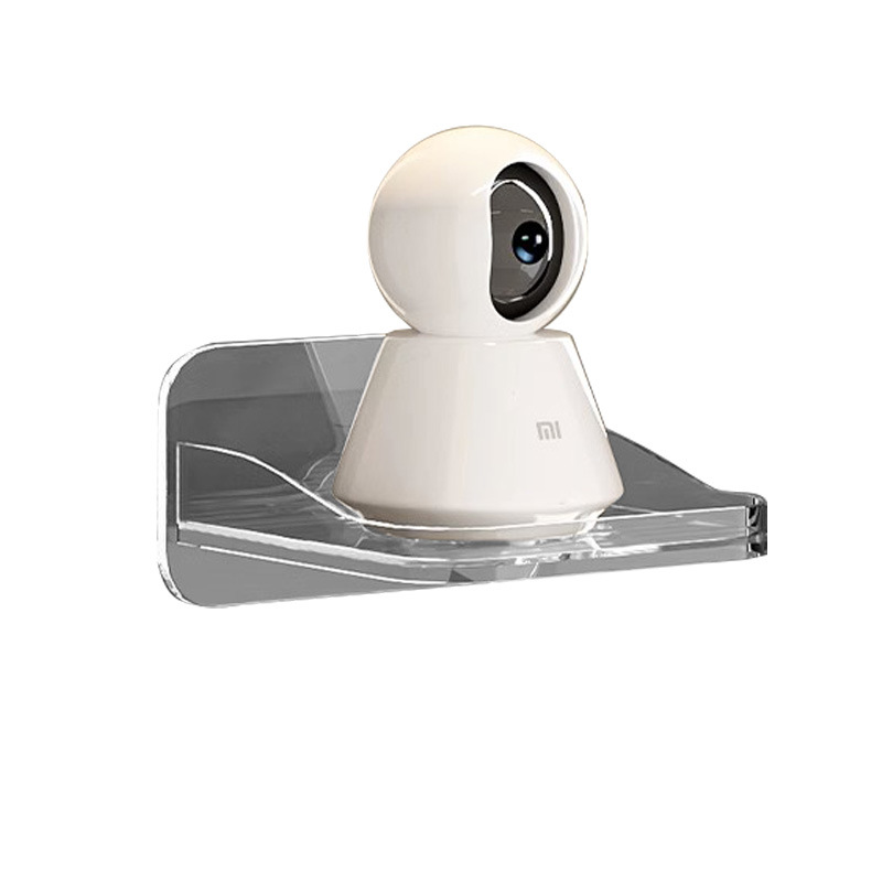 Transparent Camera Rack Storage Box Indoor and Outdoor Wall Hanging Punch-Free Wall Router Monitoring Storage Bracket