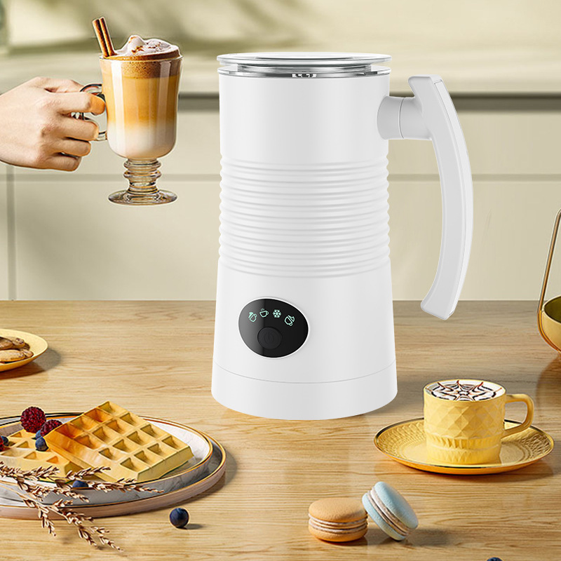 Household Fully Automatic Milk Frother Cross-Border Commercial Mini Coffee Machine Modern Simple Hot and Cold Electric Milk Frother