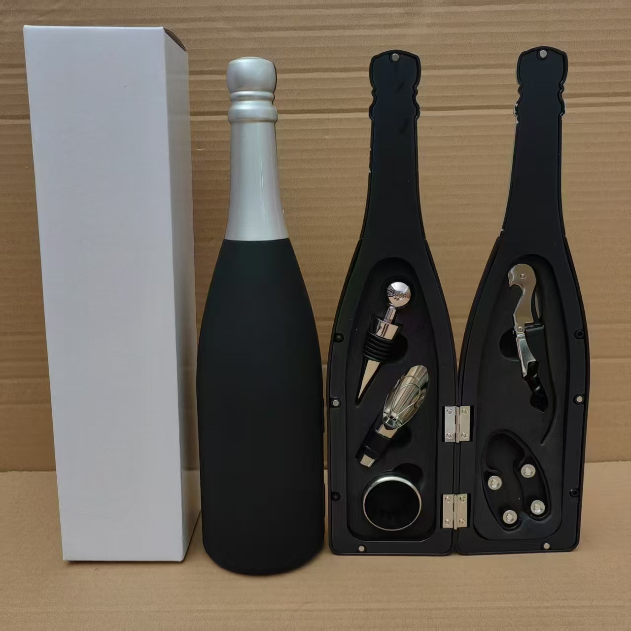Supply Wine Supplies Red Wine Bottle Opener Set Red Wine Bottle Opener Gift 5-Piece Set Large Wine Bottle Wholesale