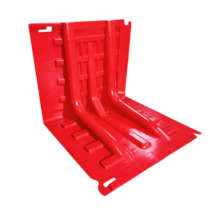 L-type municipal flood control baffle red plastic ABS removable home emergency underground garage rainstorm flood control