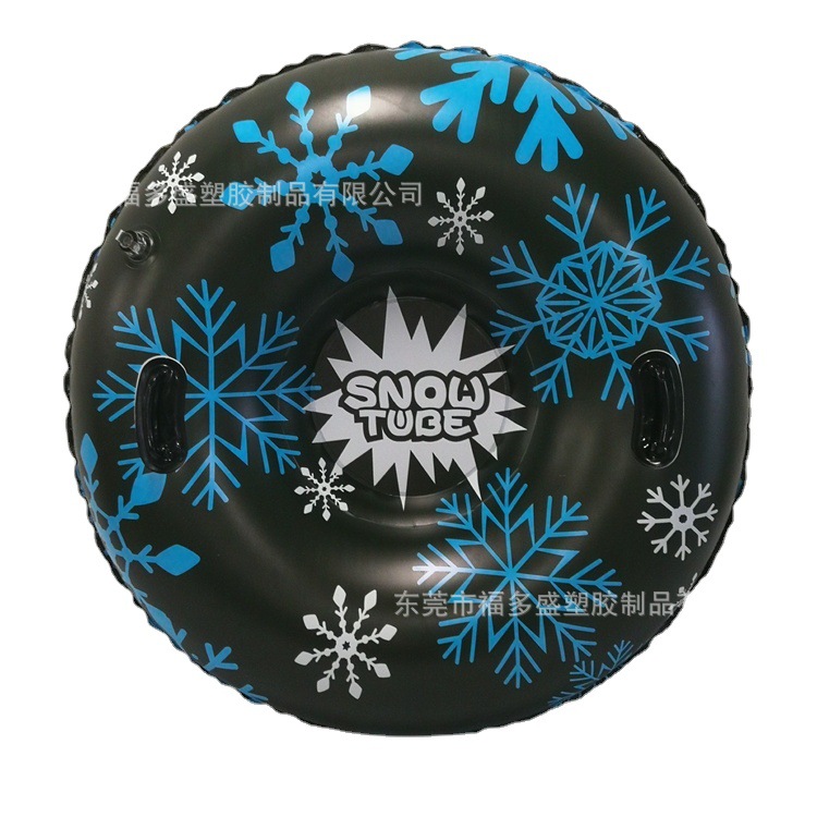 In-Stock Inflatable Snow Tube 47inch Sled Heavy-Duty Snow Tube Thickened Leisure Winter Inflatable Snow Tube Ski Ring