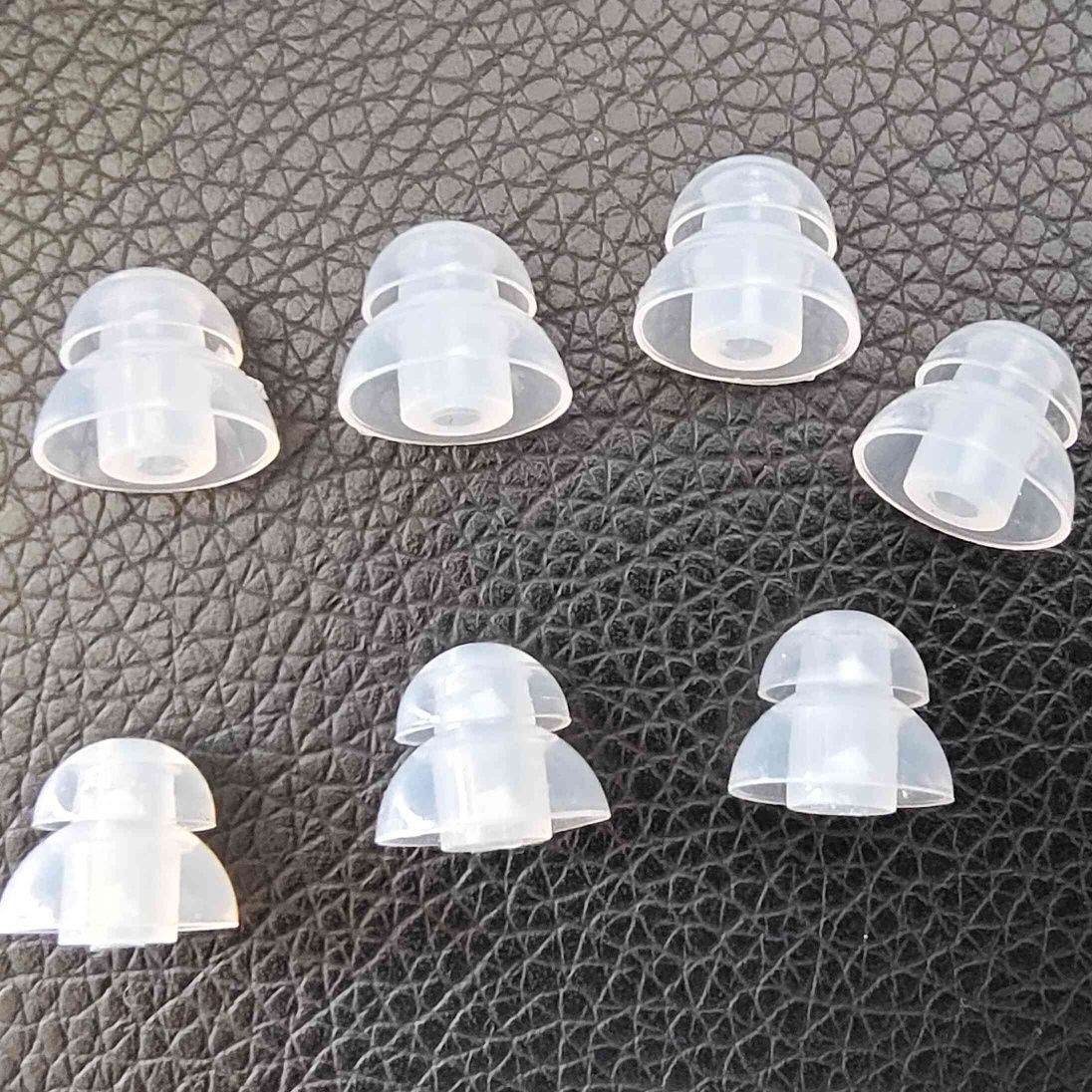 Silicone Ear Plugs Double Layer Earplugs Hearing Aid Earplugs Ear Caps Mushroom Head Soft and Odorless Glue Grain Wholesale