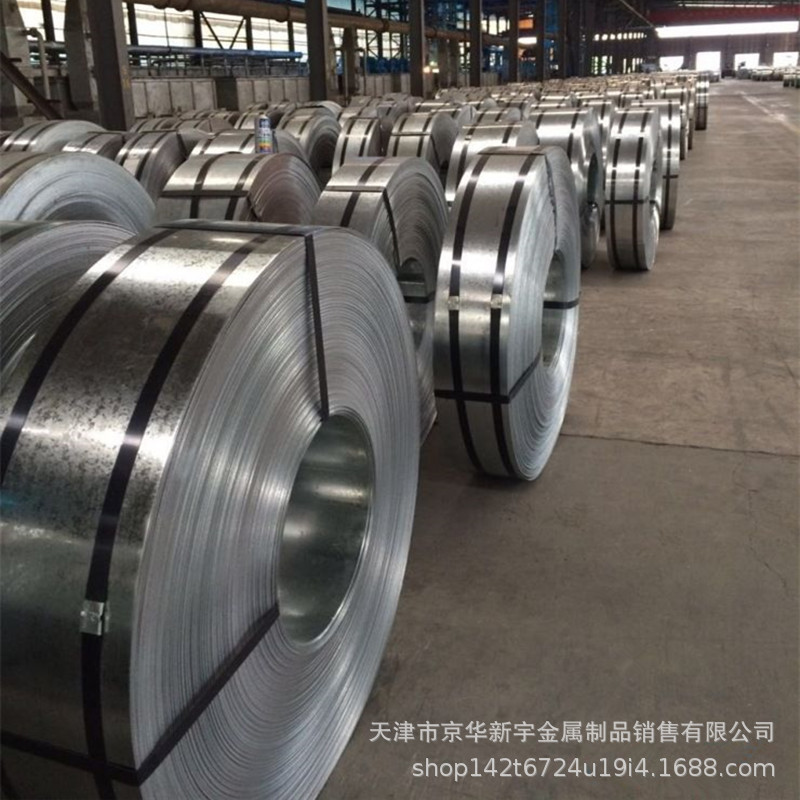 Customized Q195 Q235B Q355B Material Galvanized Strip Steel Z600 High Zinc Layer Galvanized Steel Strip Pipe Strip Steel