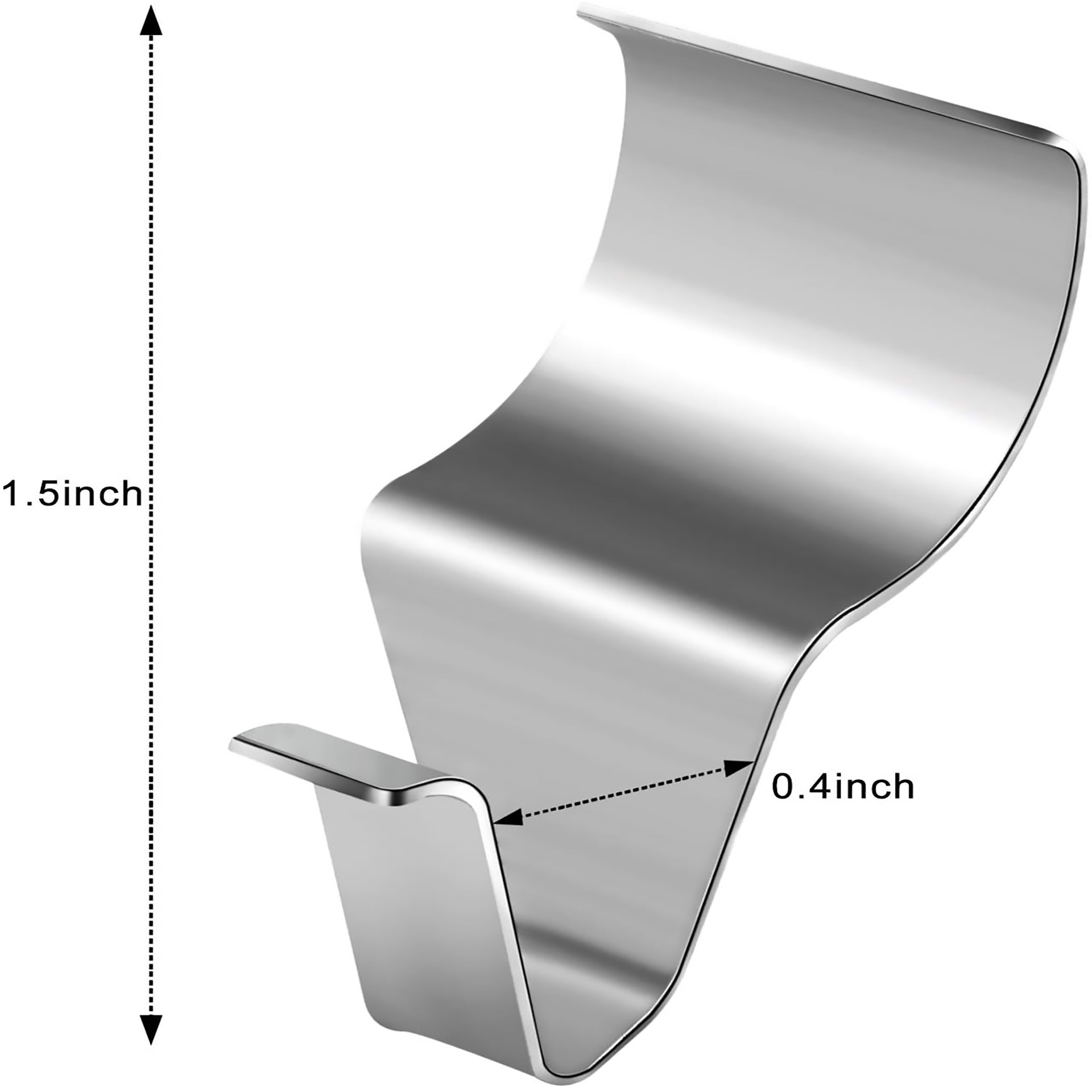 Vinyl Hanging Hook Vinyl Panel Wall Seam Concealed Wall Panel Creative Hook Stainless Steel Wall Panel Gap Hook