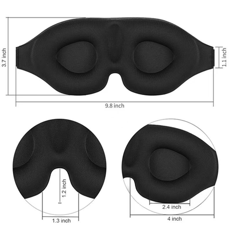 Cross-border New Nose-free 3D Eye Mask Sleep Stereo Relieving Eyes Men's and Women's Sleeping Breathable Shading Adult Students