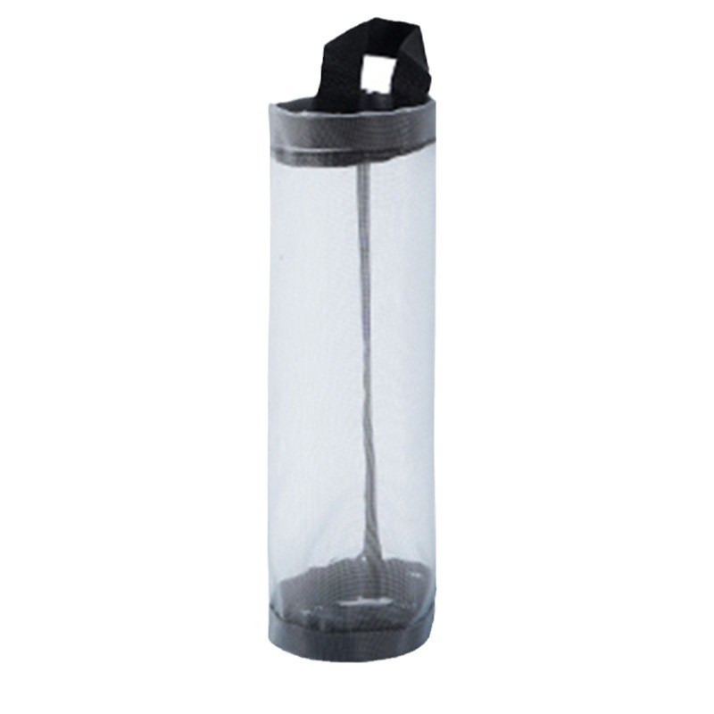 Kitchen Garbage Bag Storage Hanging Bag Wall-Mounted Removable Convenient Round Plastic Bag Collector Organizing Storage Bag