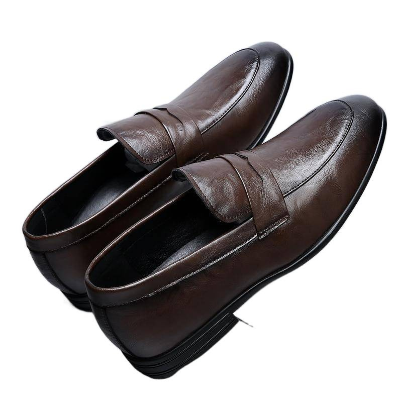 New Casual Shoes - Wenzhou New Men's Shoes Two-Layer Cowhide Casual Leather Shoes