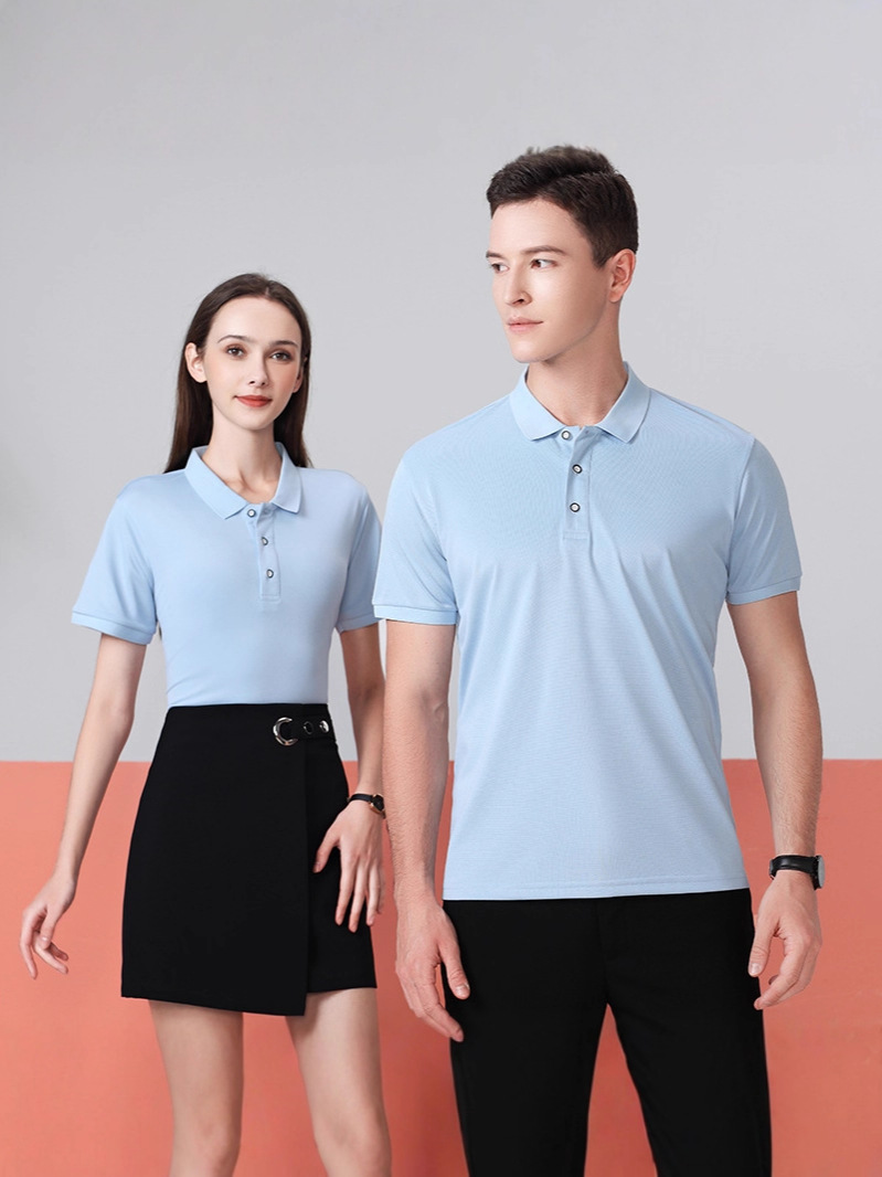 Polo Shirt Custom Cultural Shirt Lapel Short-Sleeved Work Clothes Summer Group Clothing Business Event Clothing Custom Logo