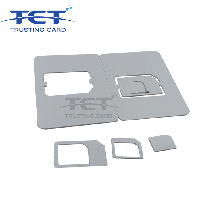 Original Sim Card Holder, Mobile Phone Card Reduction Card Holder, Universal for the Elderly, Universal for All Network, Unfilm-Free Nano Reduction Card Holder