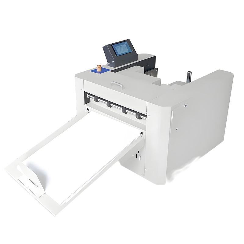 Creasing Machine Fully Automatic Dotted Line Rice Line Solid Line Flattening Crease Paper Creasing Electric Creasing Machine Folding Machine Creasing