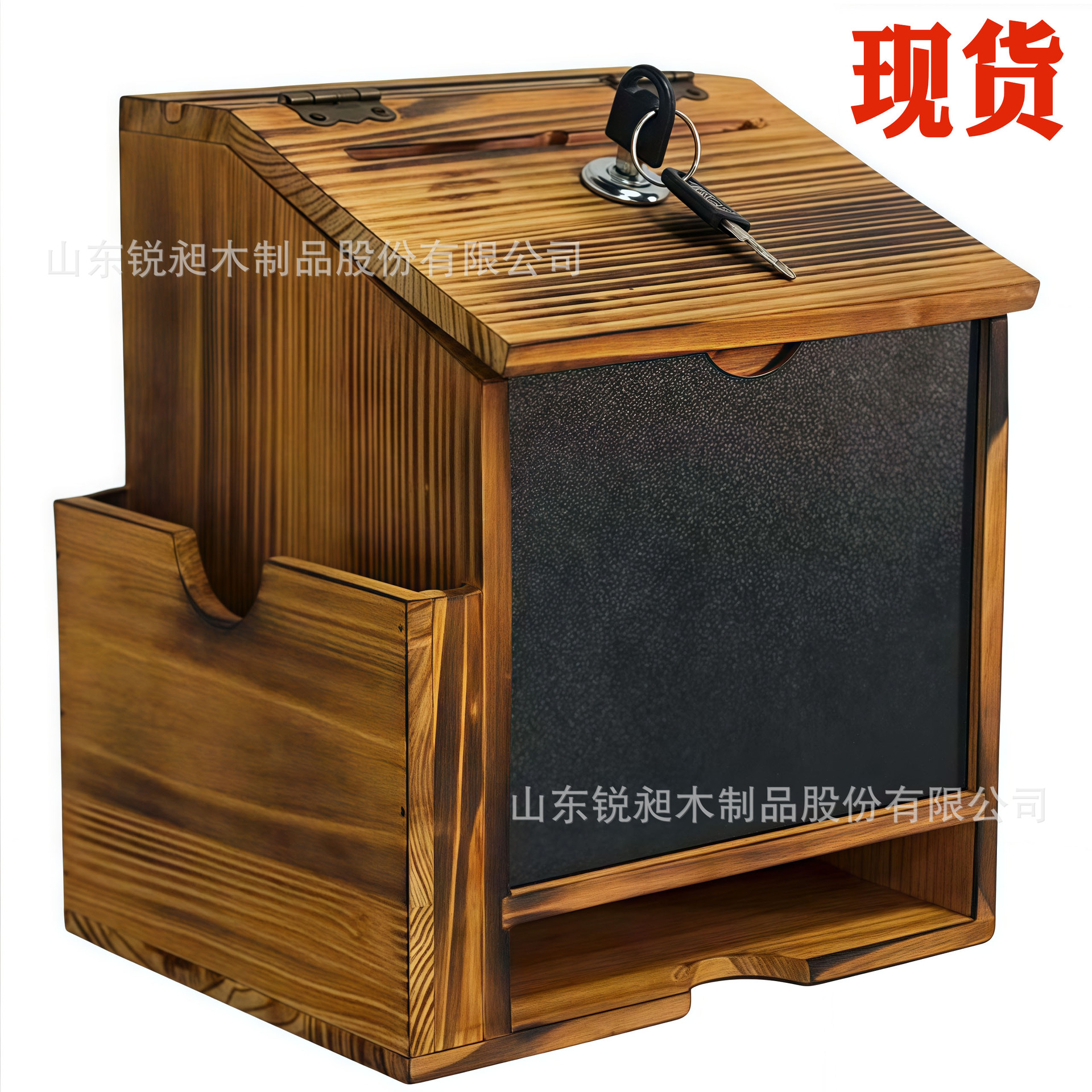 Настенный деревянный почтовый ящик, ящик для голосования, деревянный ящик для предложений с замком, ящик для пожертвований