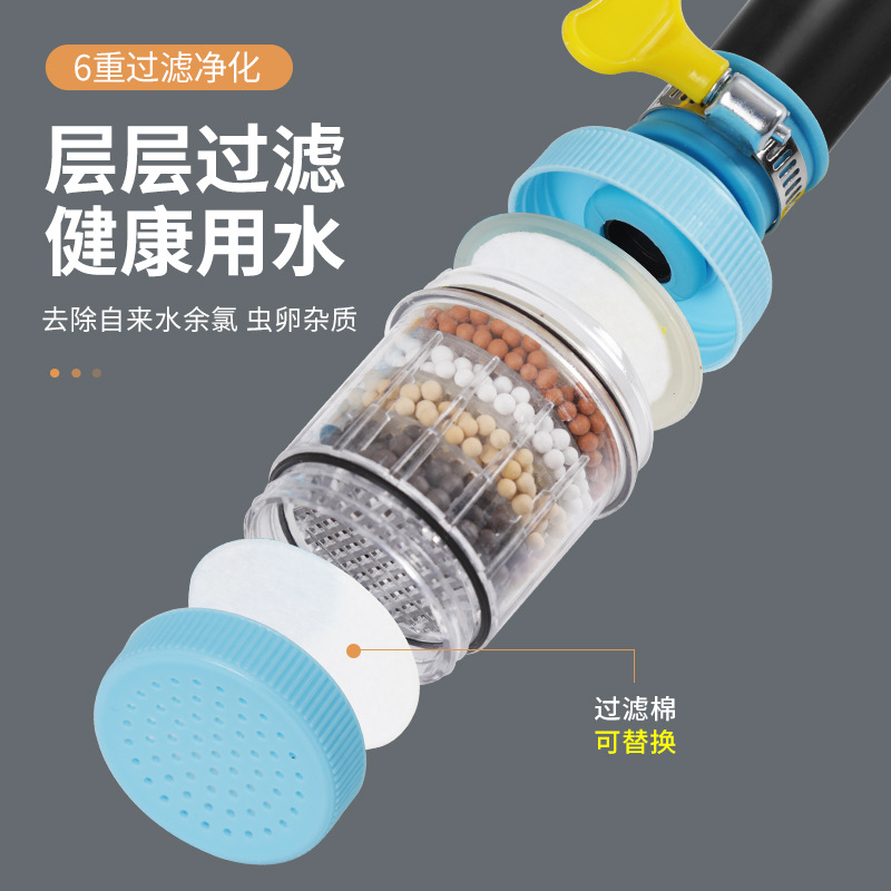 Новый универсальный съемный и washable шестислойный фильтр для крана, защитный от брызг, для экономии воды в домашней кухне