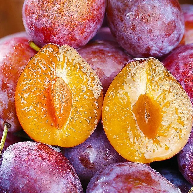 Xinjiang Prunes Kashgar French Prunes Large Fresh Seasonal Whole Box Sweet Plums Plums Supplementary Food Freshly Picked Wholesale