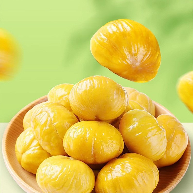 Herbal Chestnut Kernel 50g Box Gauge 100 Packaging Nuts Net Red Snacks Cooked Chestnut Kernel Instant Dried Fruit Wholesale