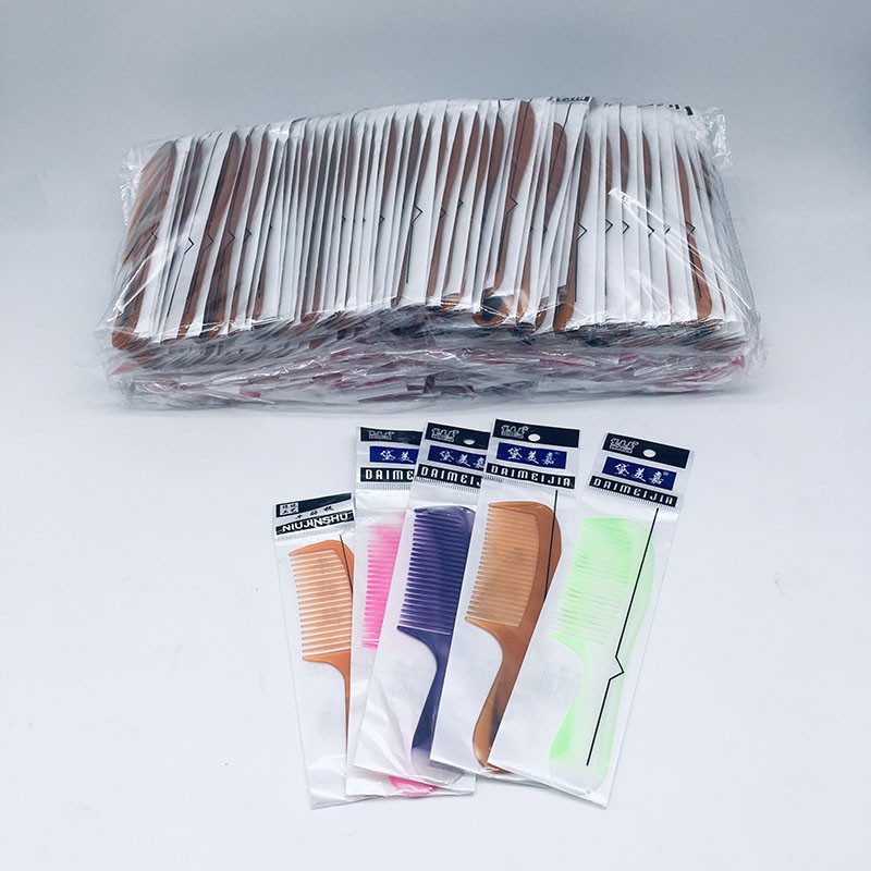 Small independent packaging beef tendon comb folding mini comb shop will sell small gifts 600 postage