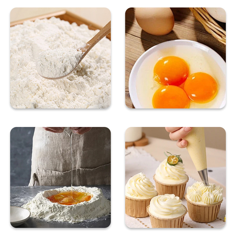 84N in stock new egg beater flour beater dough mixer double ring single ring stirring rod 13 inch oak stirring