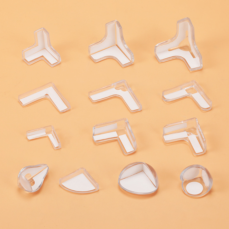 Anti-collision angle drop type transparent anti-collision silicone anti-collision corner protection coffee table furniture soft edge PVC protection for children