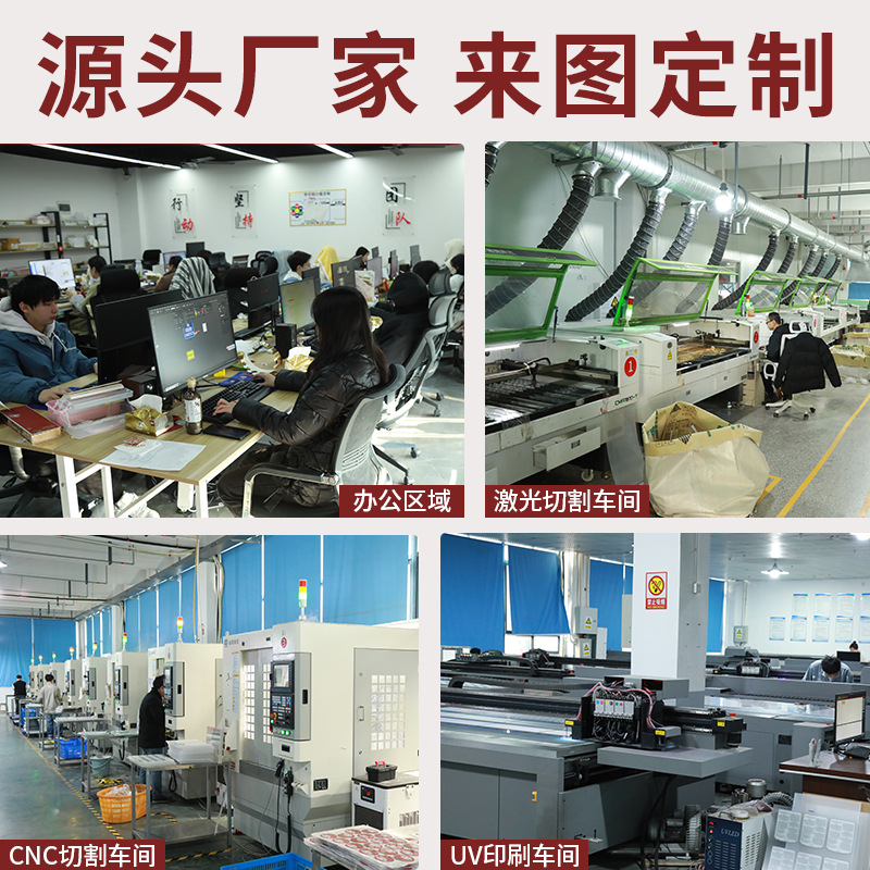 Acrylic Refrigerator Magnets Customized Cartoon Attractions Surrounding Magnetic Stickers Corporate Scenic Spots City Cultural and Creative Special-Shaped Soft Magnets