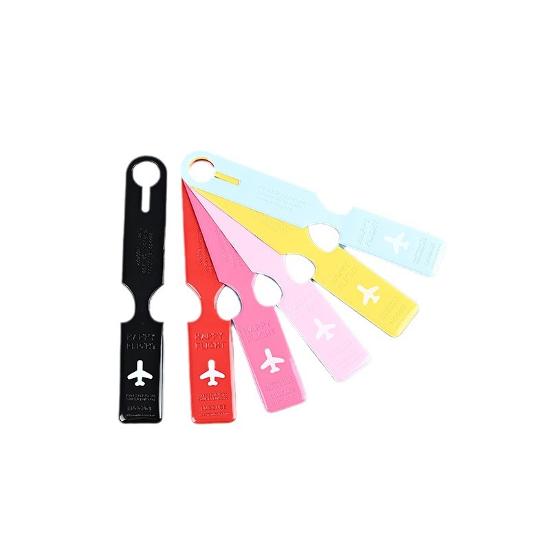 One-piece luggage tag check-in boarding pass anti-loss tag identification tag conjoined long luggage tag