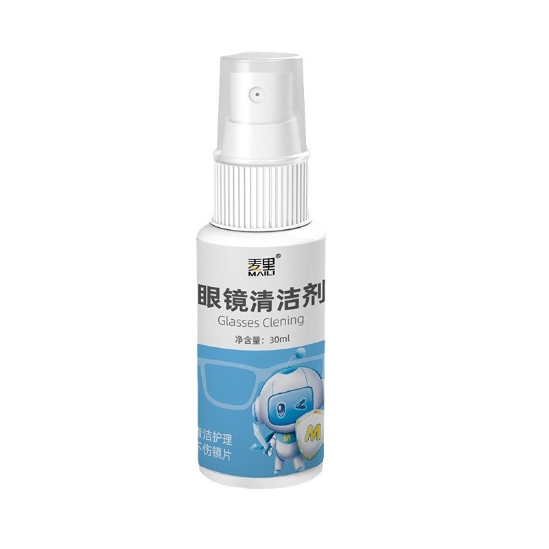 Glasses Cleaner 30ml Mobile Phone Screen Cleaning Lens Wipe Care Solution Cleaning Agent Manufacturer Spot Wholesale