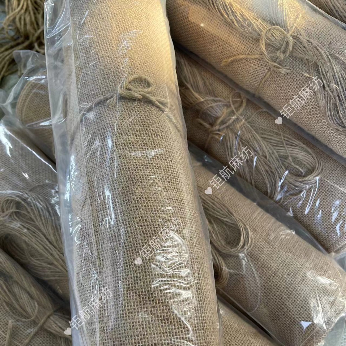 Ручная работа из мешковины, рулон мешковины, садовые украшения