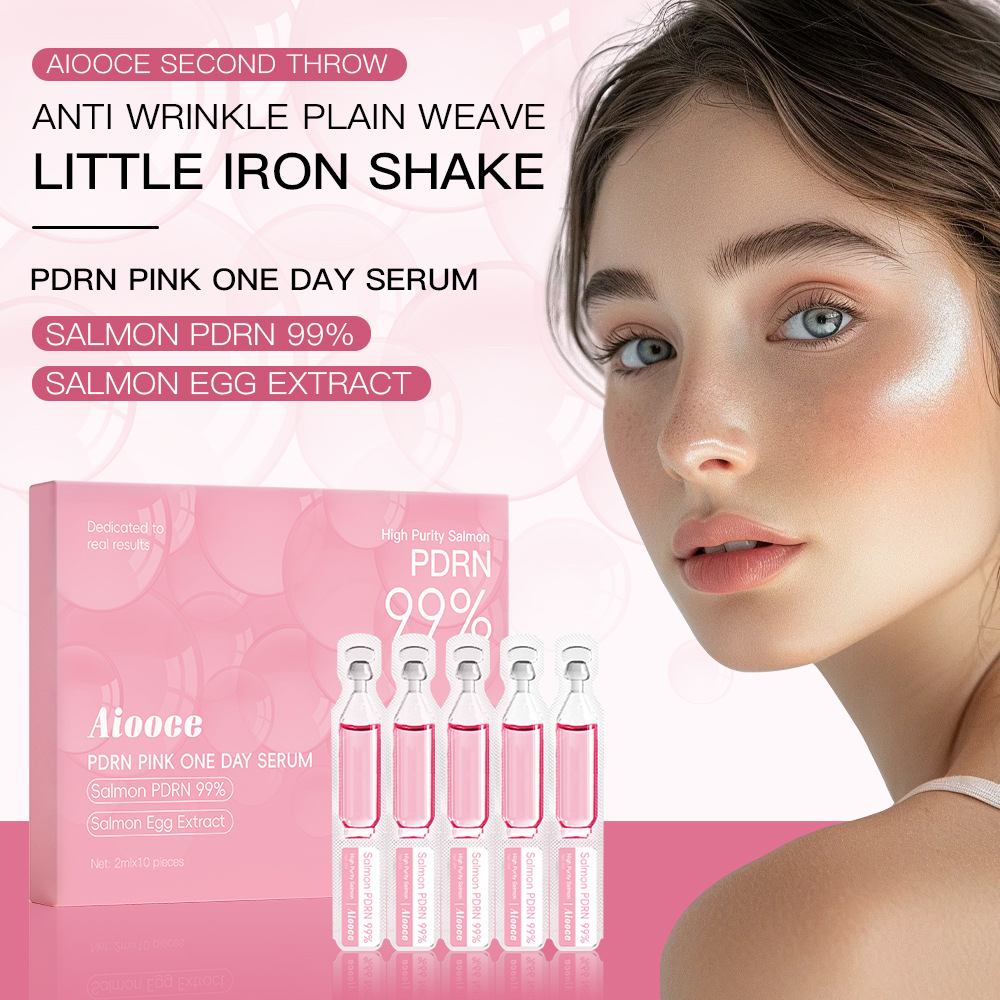 Aiooce Salmon Serum Protein Polypeptide Secondary Polish Essence Antioxidant Anti-Wrinkle Improvement Dullness Essence
