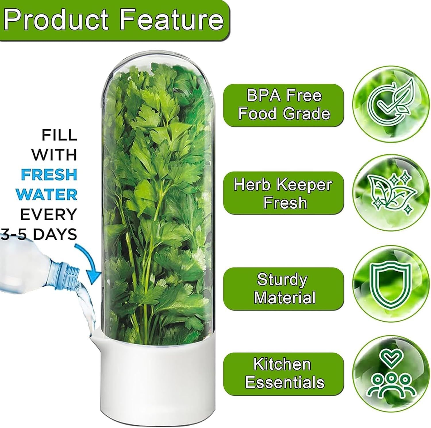 Cross-border new vanilla fresh-keeping cup vegetable storage second-generation large-capacity