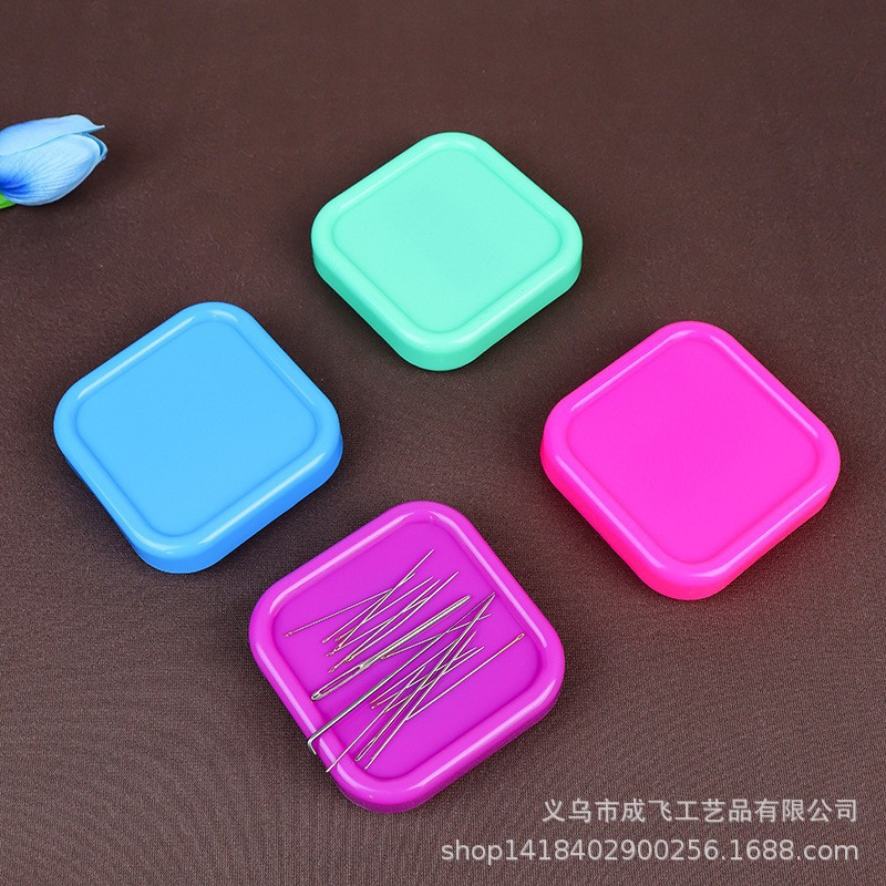 Magnetic needle suction device needle suction box magnetic needle insert bead needle cross stitch anti-lost Needle storage box handmade DIY tools
