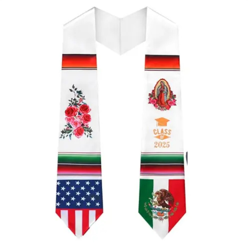 Cross-border 2025 European and American Explosions University Graduation Shawl logo Belt Picture Name Honorary Ribbon Bachelor Shoulder Belt Factory