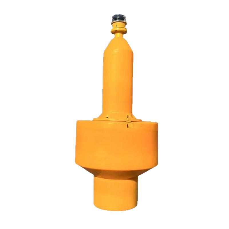 Plastic Floating Ball to Stop Ships Docking at Sea, River Cone Buoy with Light on Top, Reservoir Warning Light Navigation Buoy