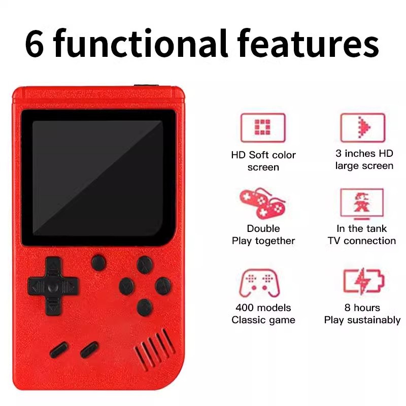 Cross-Border Game Console Handheld Neutral Sup Handheld Game Console 400/600/800 Retro Classic Nostalgic Games