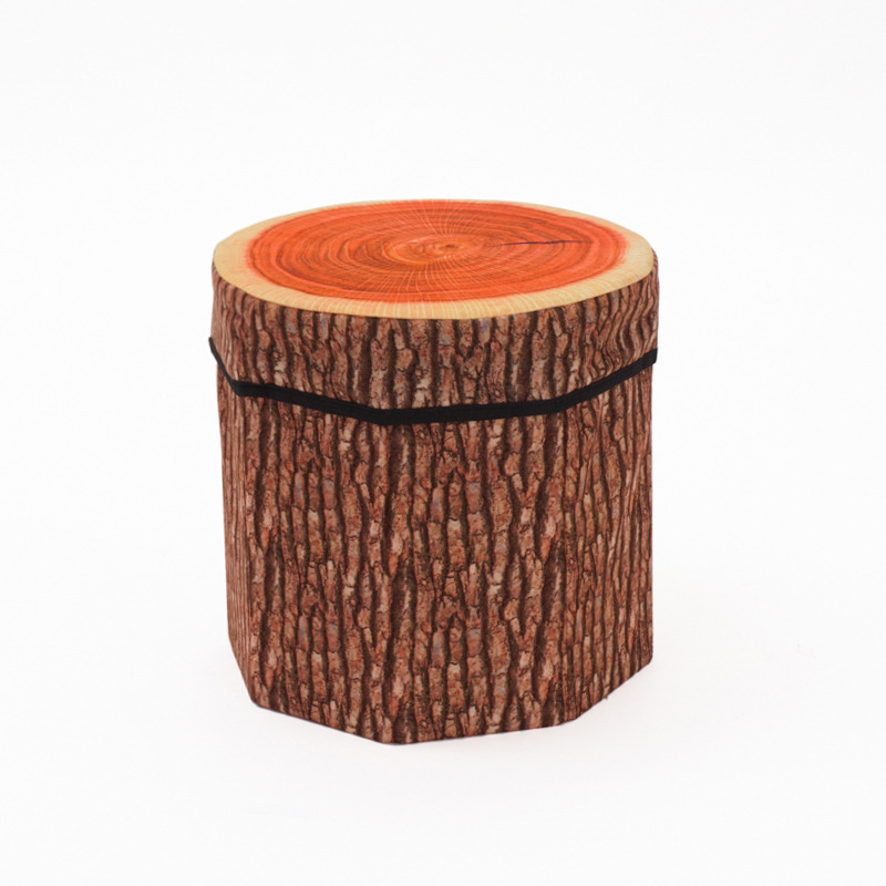 Cross-Border Douyin Popular Fruit Storage Stool Tree Stump Stool Folding Storage Storage Box Watermelon Stool Children's Stool