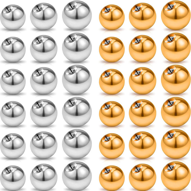 Источник, ювелирные изделия из нержавеющей стали, титановой стали, алмазные пирсинг-шары, замена шариков для пирсинга носа и губ