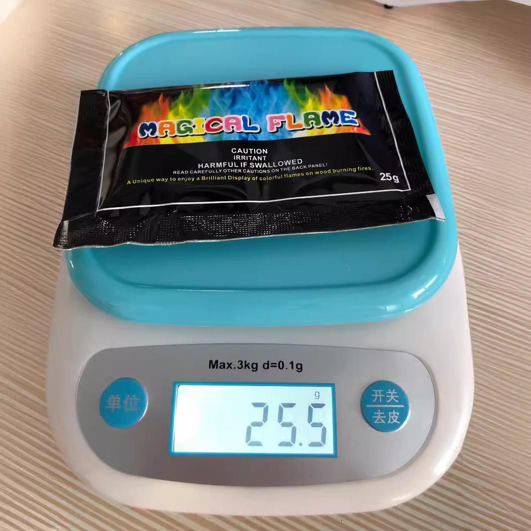 Cross-Border Magic Fire Colorful Flame Powder Magic Toys Flame Party Beach Bonfire Party Supplies