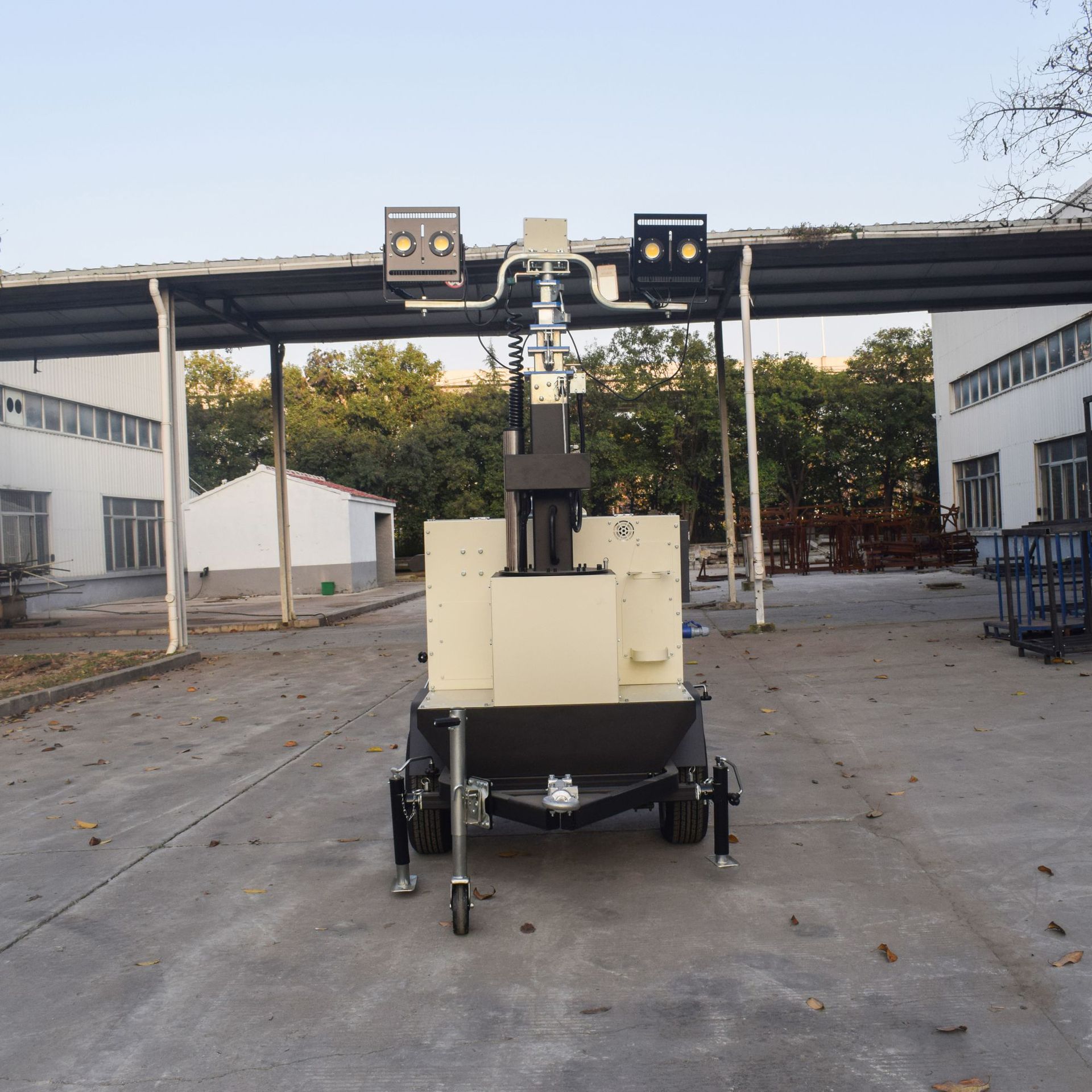 Airport 7.9m Lighting Vehicle Mobile Lighting Vehicle Vehicle-Mounted Lighting Hand-Cranked Lift Lighting Vehicle