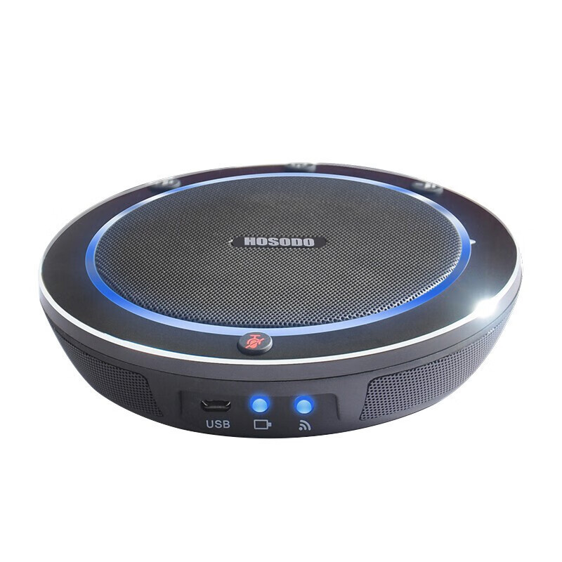 Hongshidao Video Conferencing Omnidirectional Microphone Hsd-Mc100Usb Driver-Free, Suitable for 30-Square-Meter Conference Rooms, High-Definition