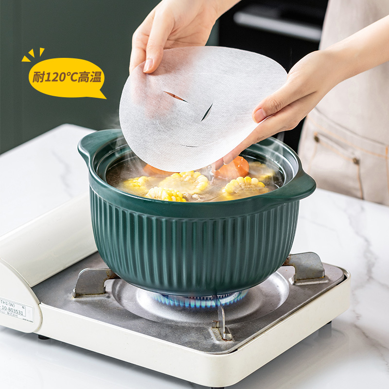 Soup oil-absorbing paper soup kitchen household food grade oil-removing cloth food special pregnant women confinement soup oil-absorbing film