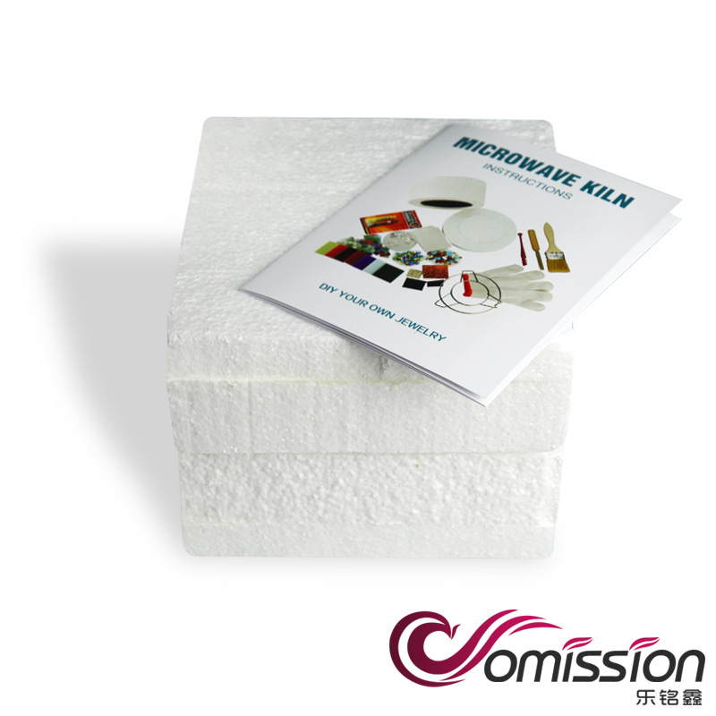 [14-piece large kiln] diy melting glass jewelry hot melt glass White creative microwave jewelry kiln