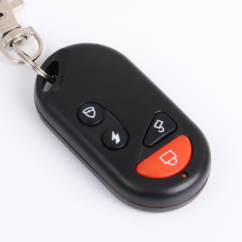 Four-Button Wireless Handheld Remote Control Car Electronic Remote Control Device with Keychain Wholesale Anti-Theft