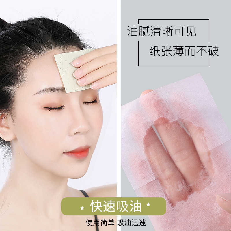 [Wholesale] Facial Oil-Absorbing Paper, Pull-Out Bamboo Charcoal Oil-Absorbing Paper, Facial Green Tea Fragrance Oil-Absorbing Paper