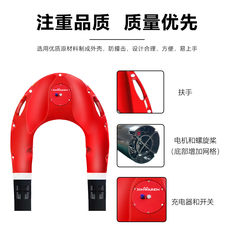 Intelligent Lifebuoy Water Intelligent Remote Control Power Rescue Boat Remote Positioning Rapid Rescue Flying Wing Factory Direct Sale