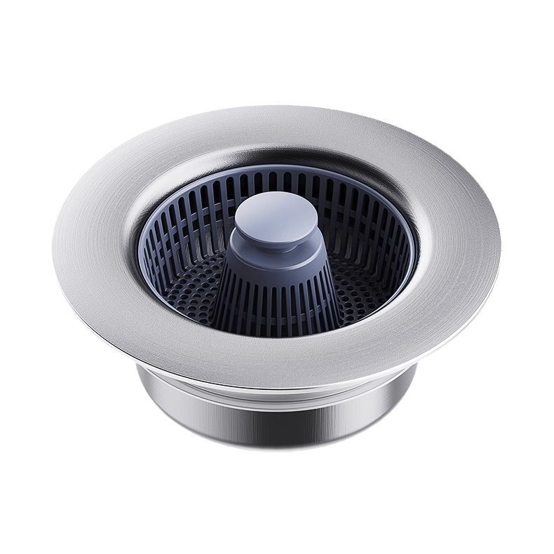 Kitchen Sink Filter Screen Vegetable Basin Leakage Plug Sink Drainer Plug Accessories Odor-proof Bounce Core Artifact