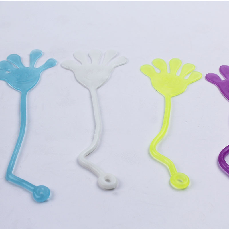 Elastic Stretch Sticky Palm Stall Trick Toys Night Market Nostalgia Children's Small Toys Batch Decompression Toys Luminous