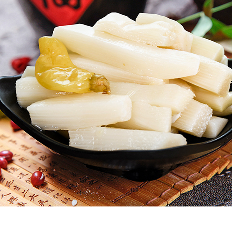Bamboo shoots small sample pickled pepper crisp bamboo shoots small package internet celebrity casual snacks open bags instant fresh mountain pepper bamboo shoots snack wholesale
