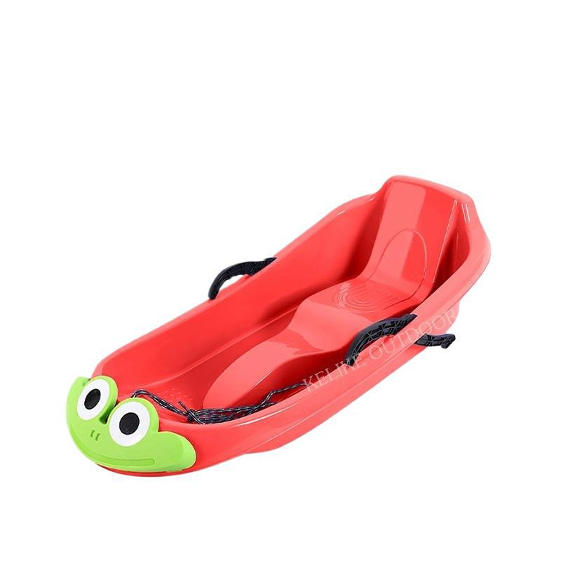 Children's Snowboard Sled Thickened Wear-Resistant Snowboard Ski Seat Grass Sled Double Sled for Kids