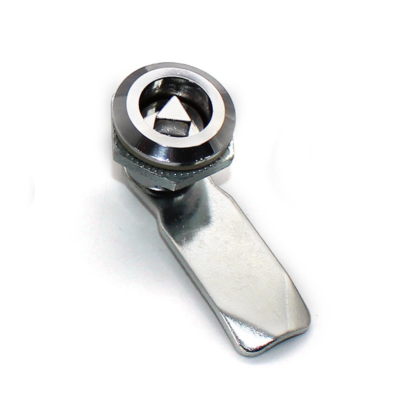 Free shipping MS705 train car door lock triangle lock cylinder one-word four-corner key fire distribution box switch tongue lock