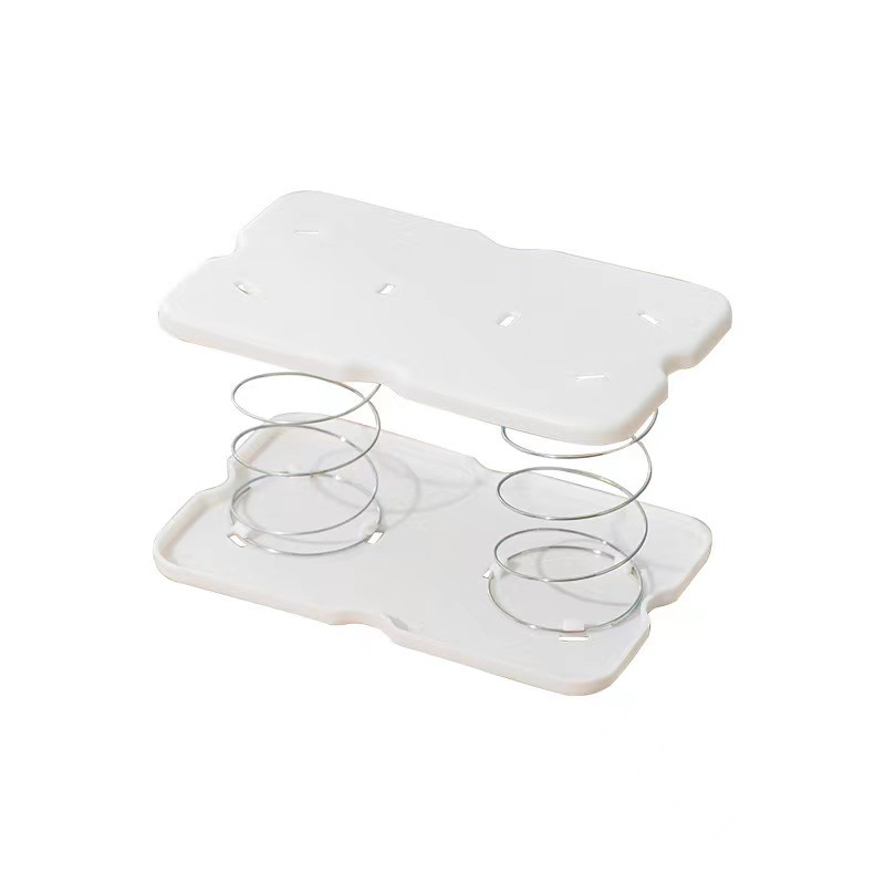 Wholesale tissue box spring bracket one pull to the bottom automatic paper box bottom tray double spring lifting bracket tissue elastic