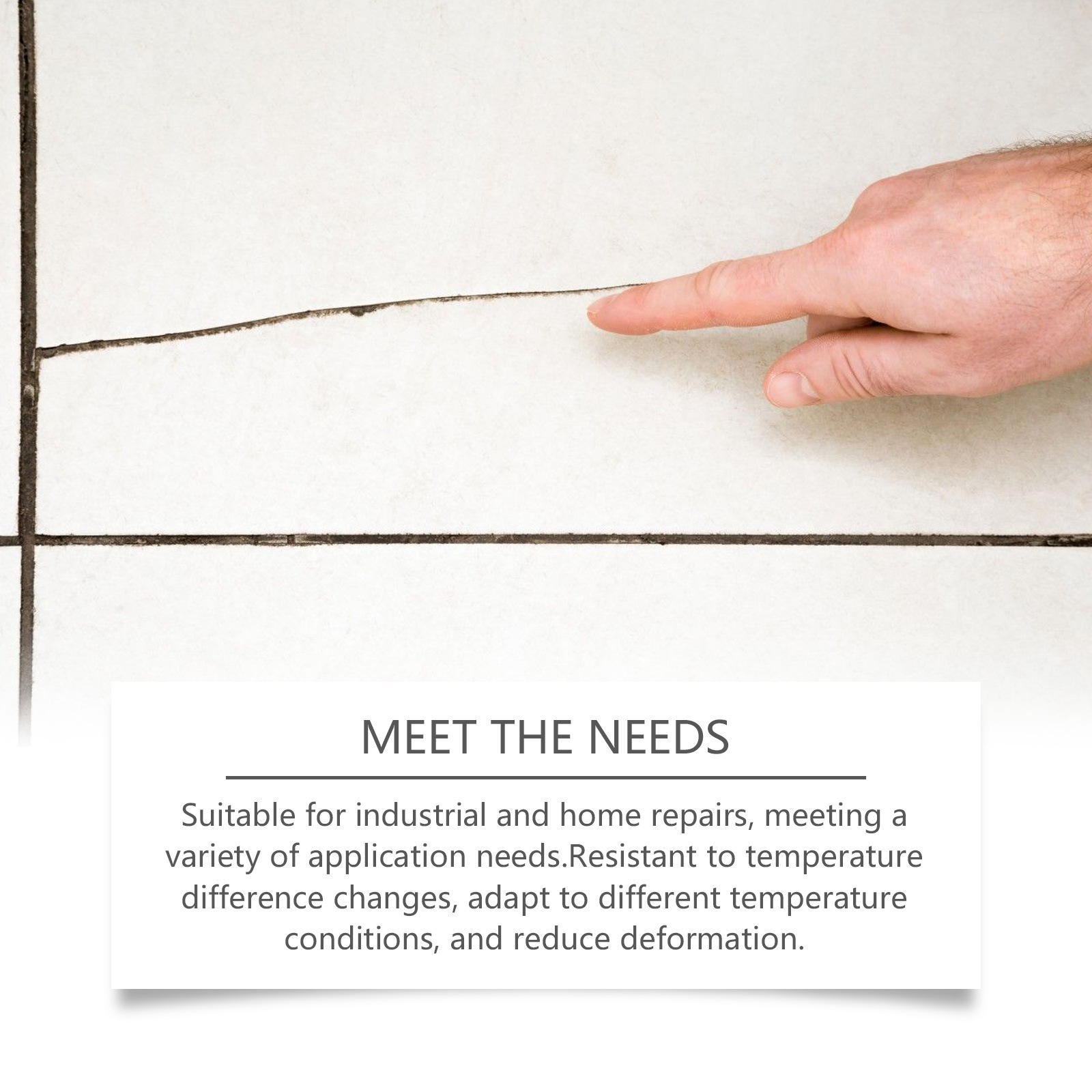 Jakehoe Tile Crack Filling Glue Fills Glazed Marble Holes and Repairs Ceramic Cracks and Holes